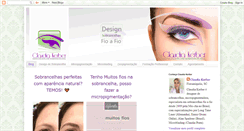 Desktop Screenshot of claudia.kerber.com.br